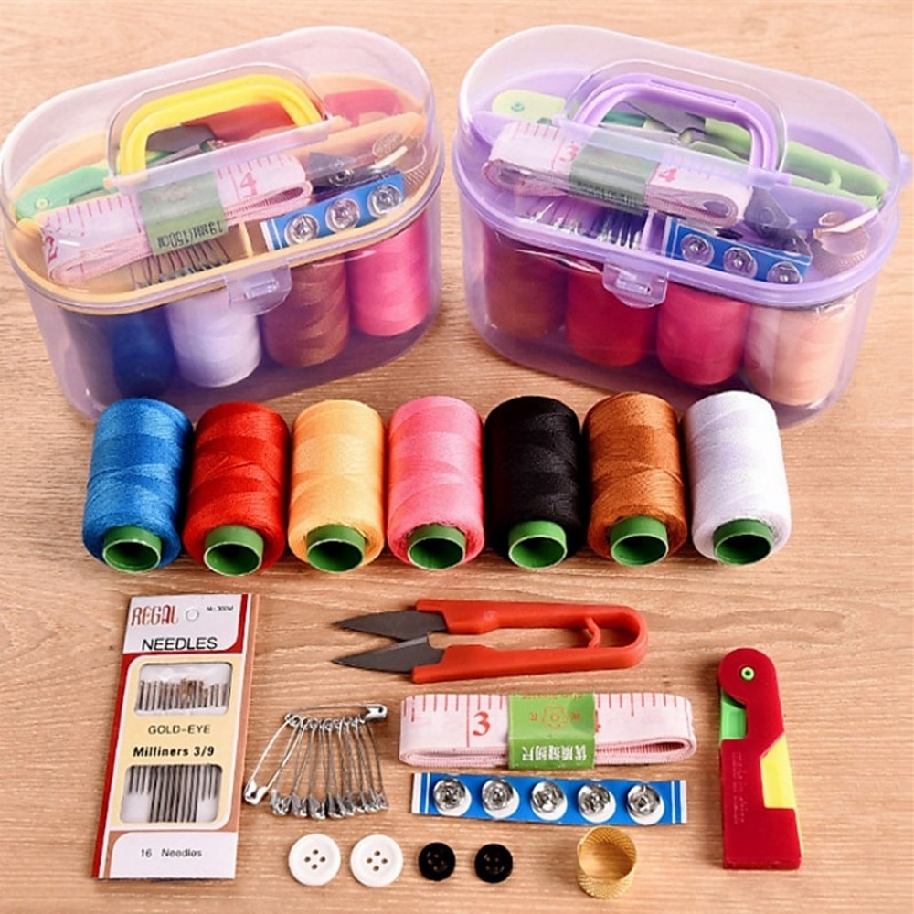 Textile Sewing Kit - 1Set Large Sewing Box Set Household