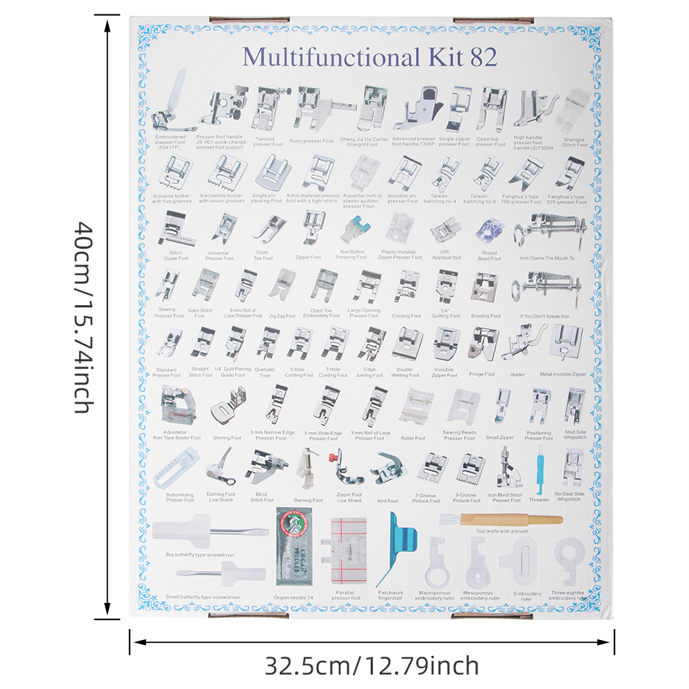 82pc/SET Full Set Sewing Machi - Sewing Expert ulasan dan harga