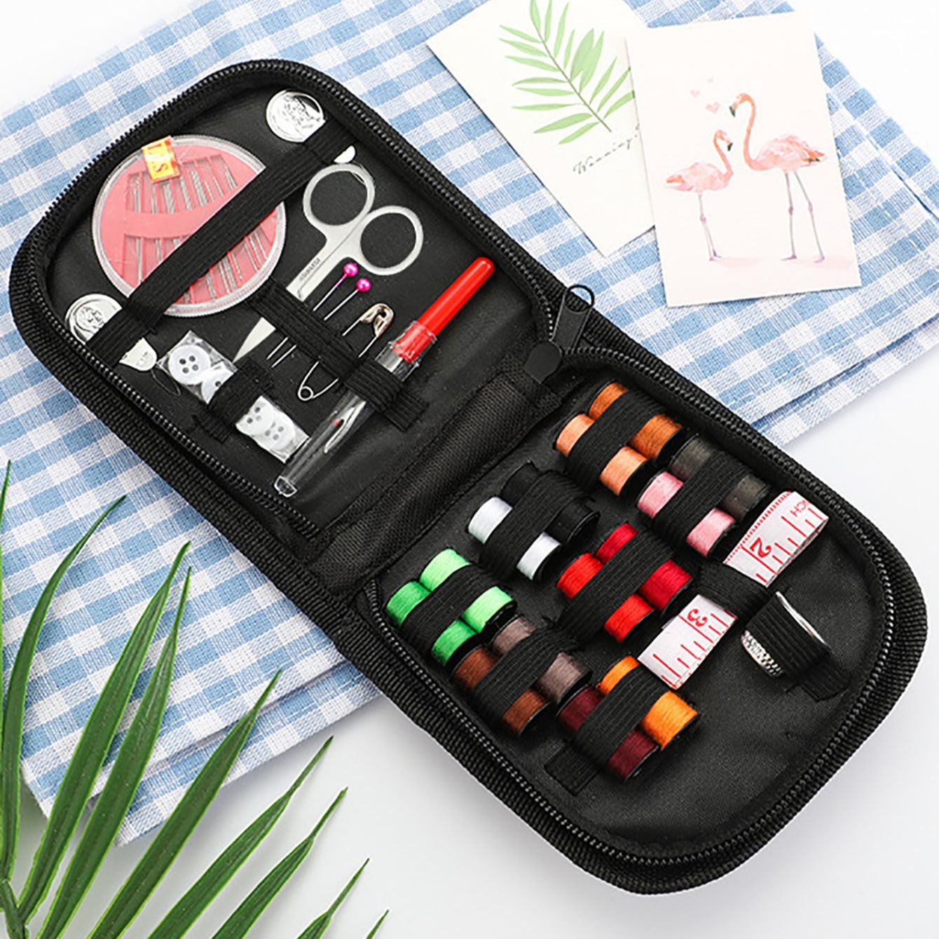 Set of 27 Sewing Kit Including - Textile Sewing Kit ulasan dan harga