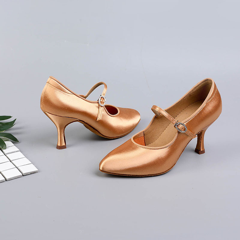 Women Ballroom Dance Shoes Rhi - Sewing Cotton ulasan dan harga