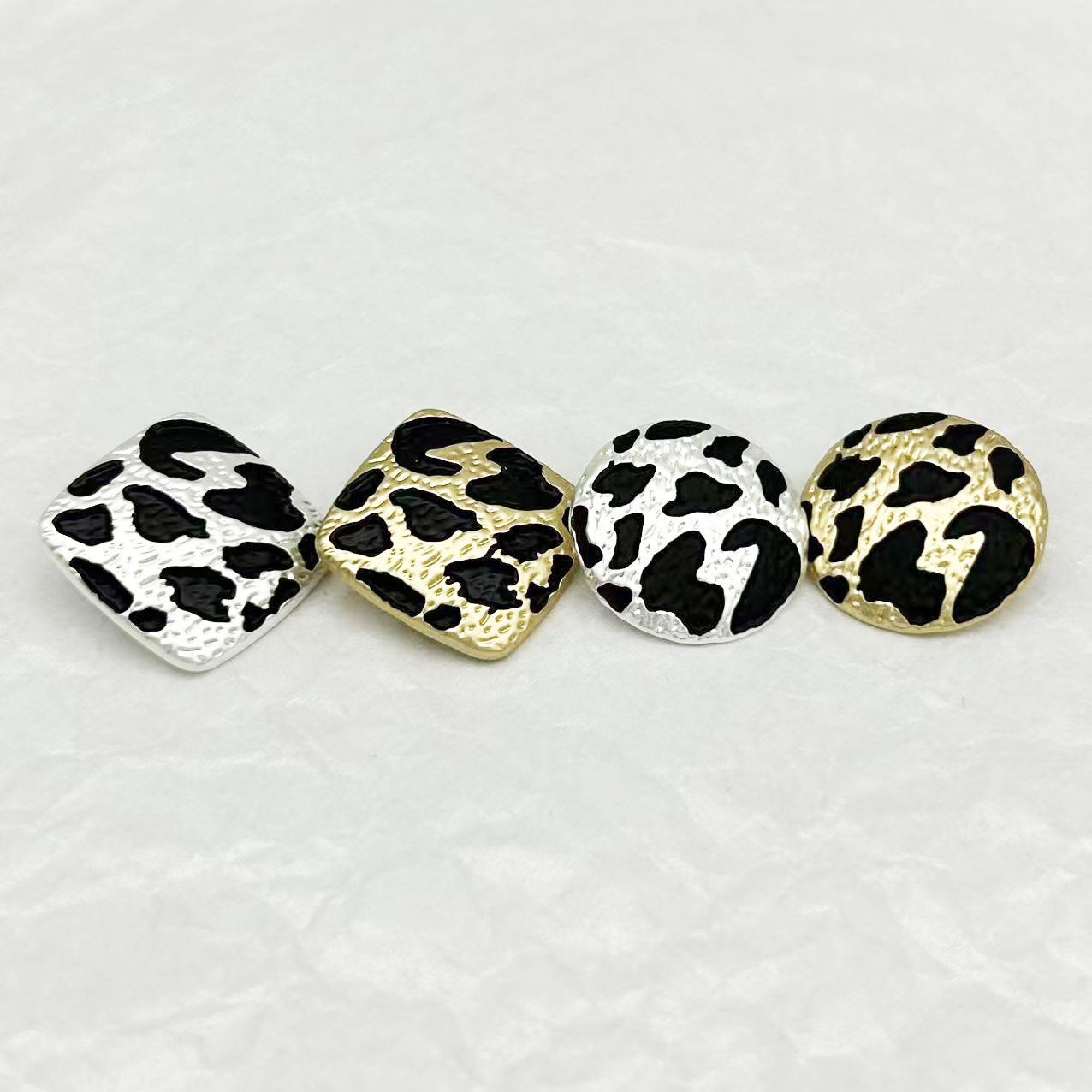 6PCS/lot 23mm Square Leopard P - Button Hole Cutter ulasan dan harga