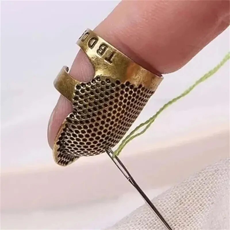Adjustable Vintage Sewing Thim - Sewing Thimble Metal ulasan dan harga