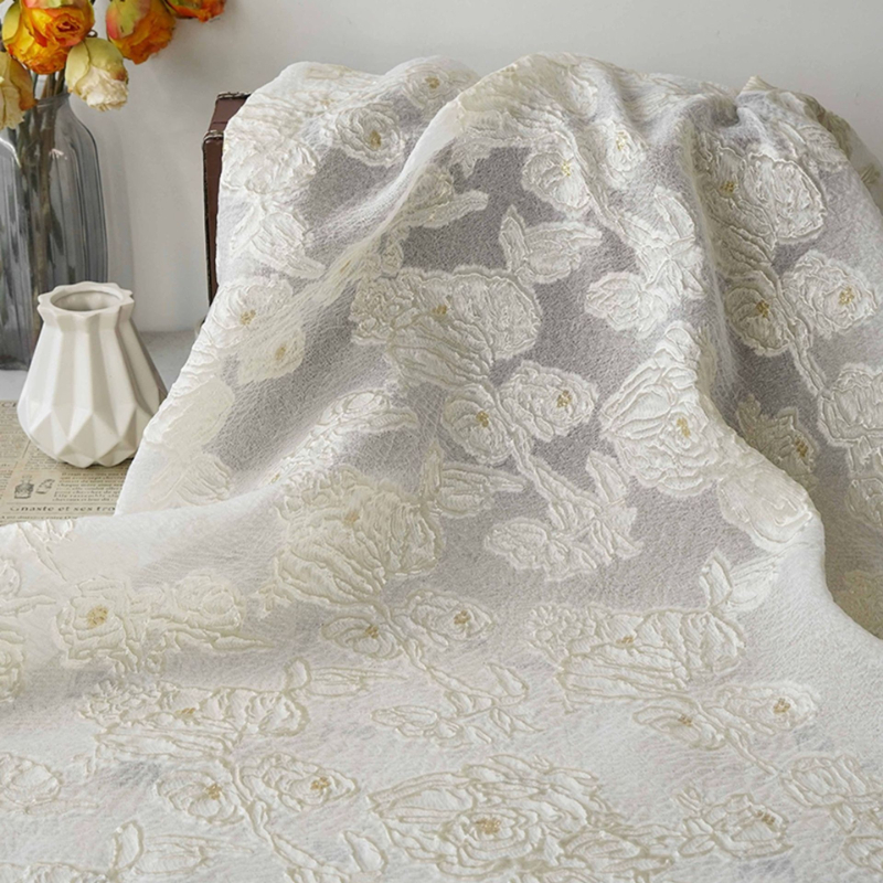 L100cm X W138cm Apricot Jacqua - Sewing Thread In Textile ulasan dan harga