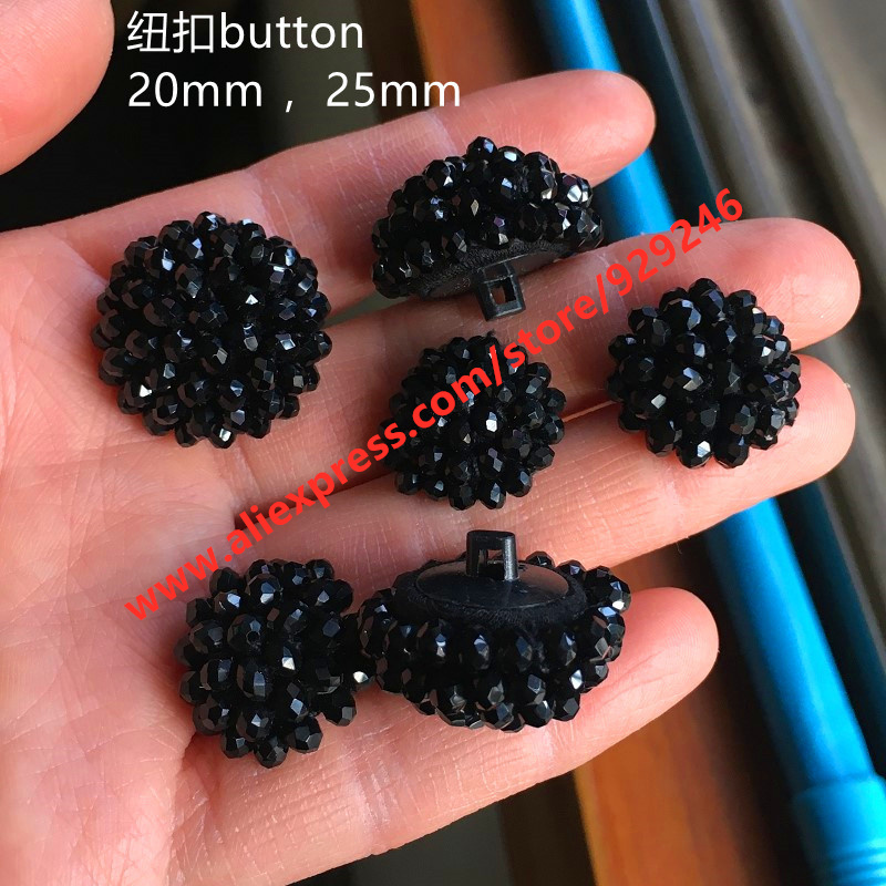 20mm Round Black Crystal Cover - Button Hole Cutter ulasan dan harga