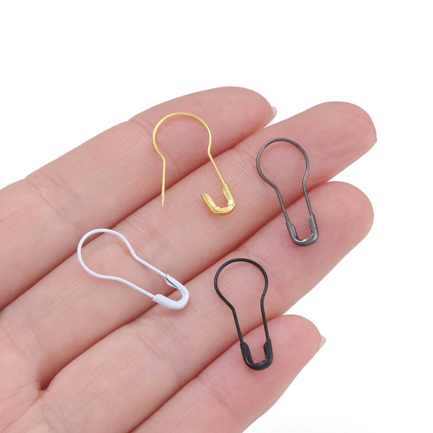 100Pcs/Lot Metal Gourd Safety  - Sewing Necessities ulasan dan harga