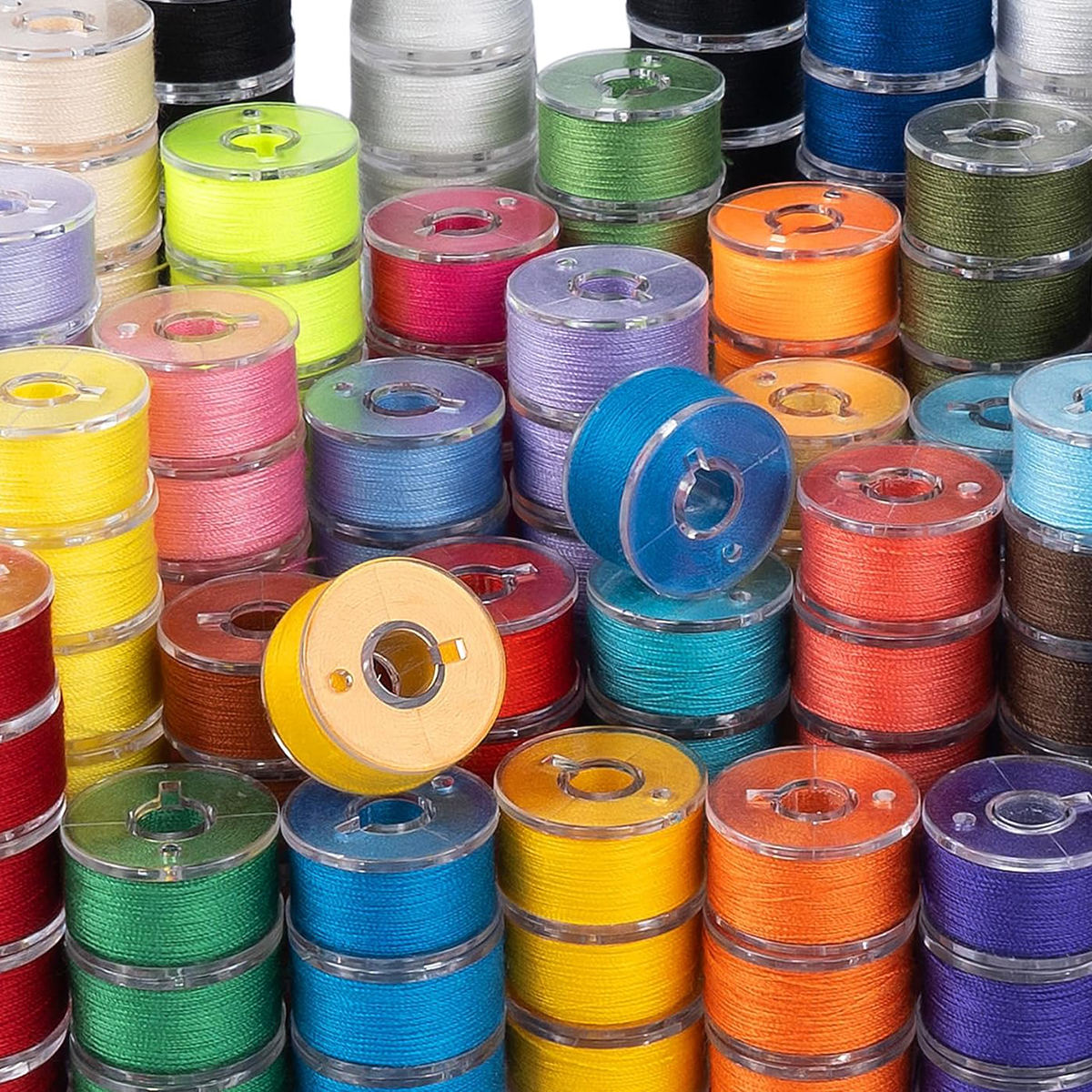 20Pcs Bobbins and Sewing Threa - Textile Sewing Kit ulasan dan harga