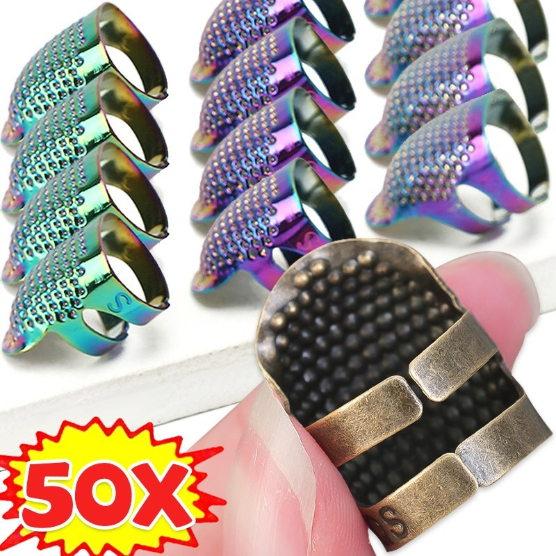 1/50x Sewing Thimble Retro Sew - Sewing Thimble Metal ulasan dan harga