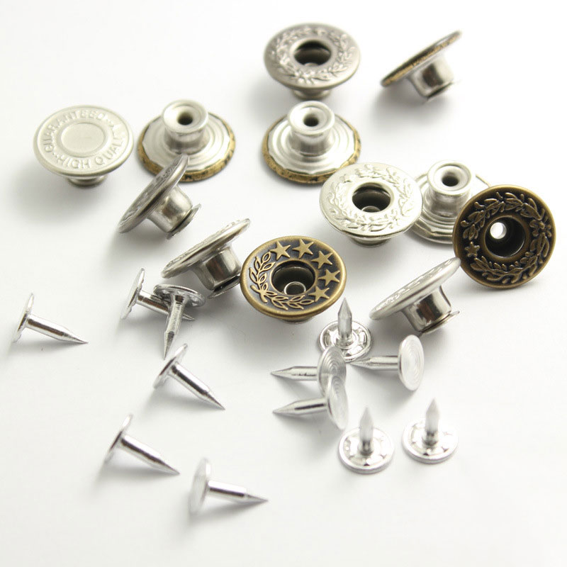 20PCS 17MM Round Metal Buttons - Button Hole Cutter ulasan dan harga