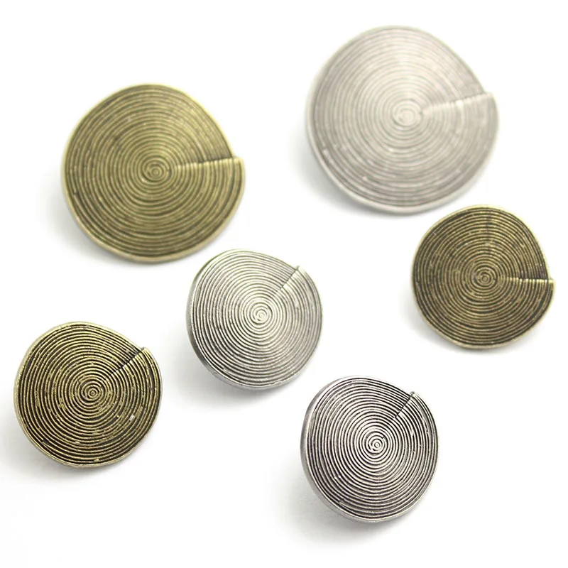 Retro Spiral Metal Buttons, Ha - Button Hole Cutter ulasan dan harga