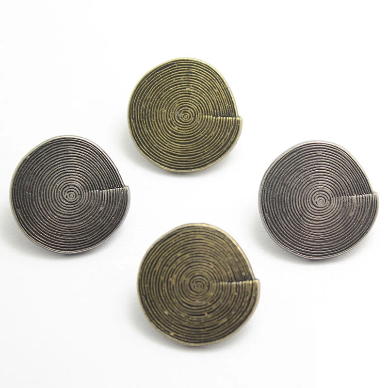 Retro Spiral Metal Buttons, Ha - Button Hole Cutter ulasan dan harga