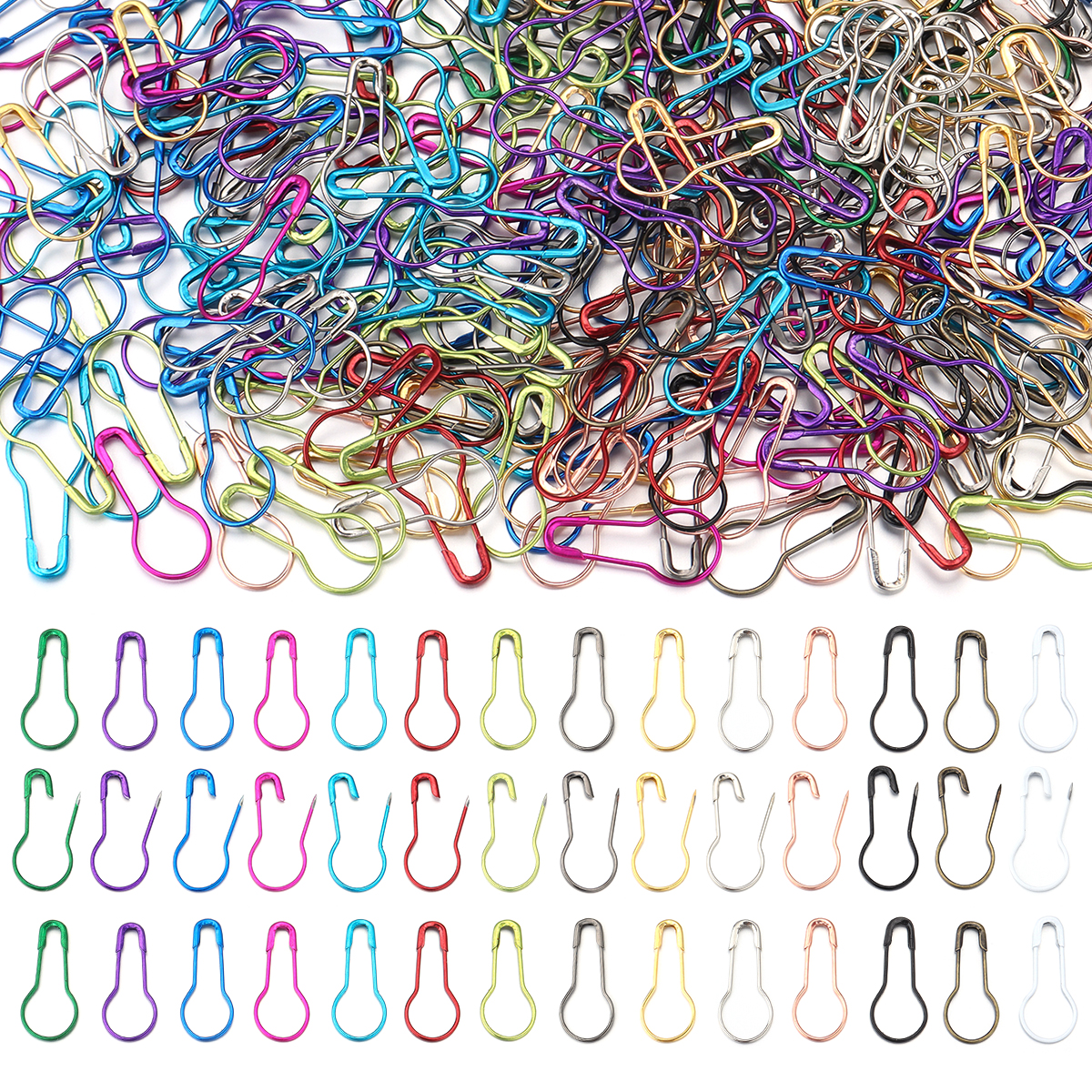 200Pcs/Lot Metal Pins Crochet  - Sewing Necessities ulasan dan harga