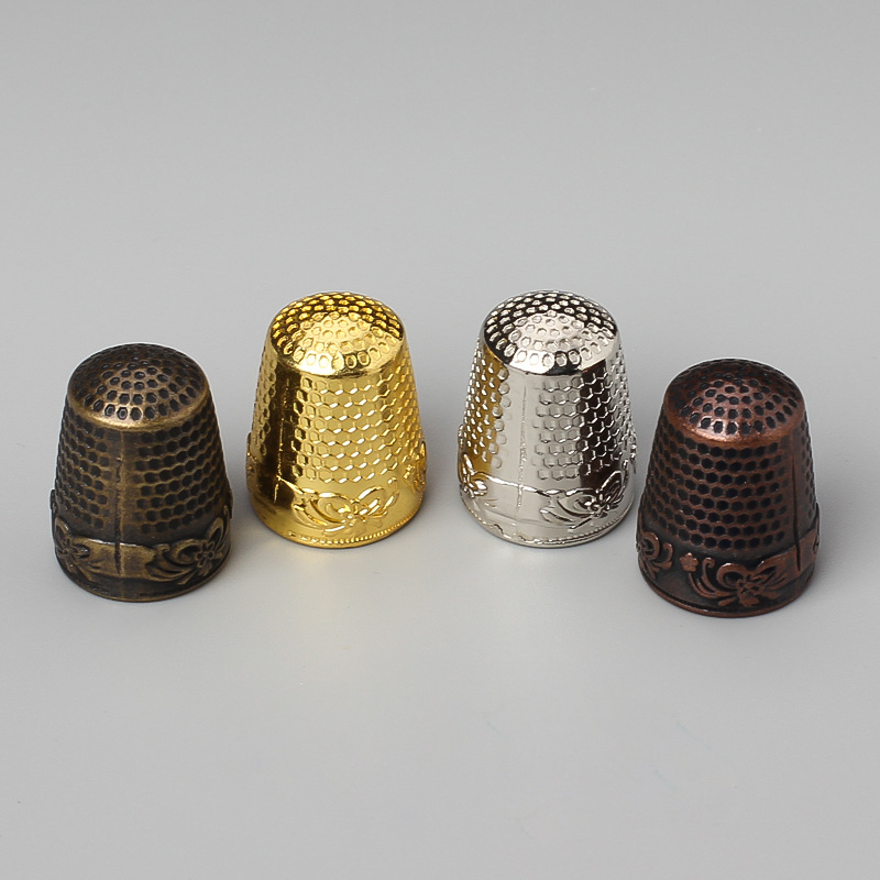 Thimble Ring Retro Finger Prot - Sewing Thimble Metal ulasan dan harga