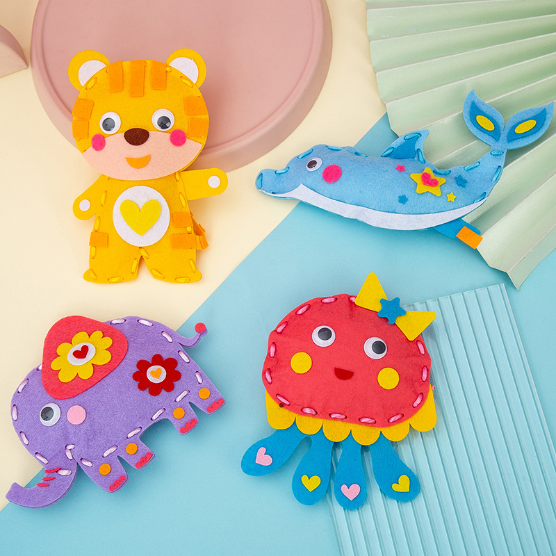Cartoon Animal Sewing Craft Ki - Textile Sewing Kit ulasan dan harga