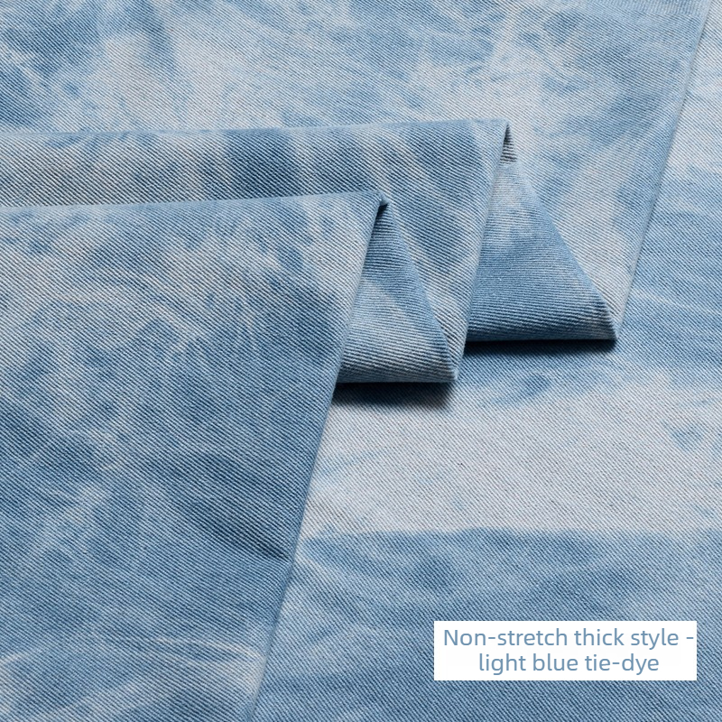 Soft Tie-Dye Washed Denim Fabr - Sewing Tie Dye ulasan dan harga