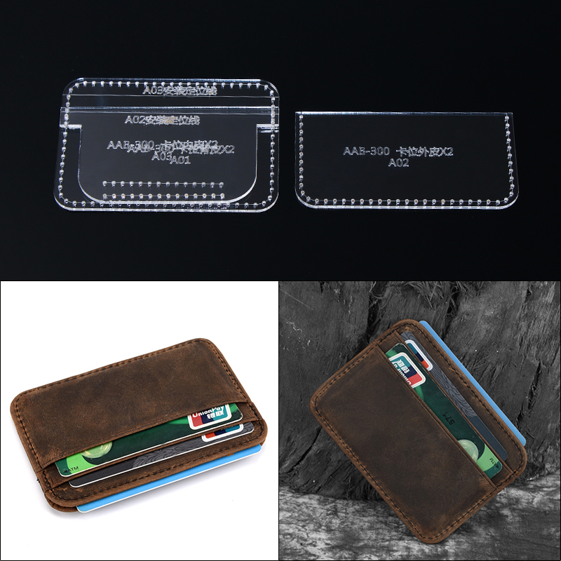 1Set DIY Acrylic Leather Templ - Textile Sewing Kit ulasan dan harga
