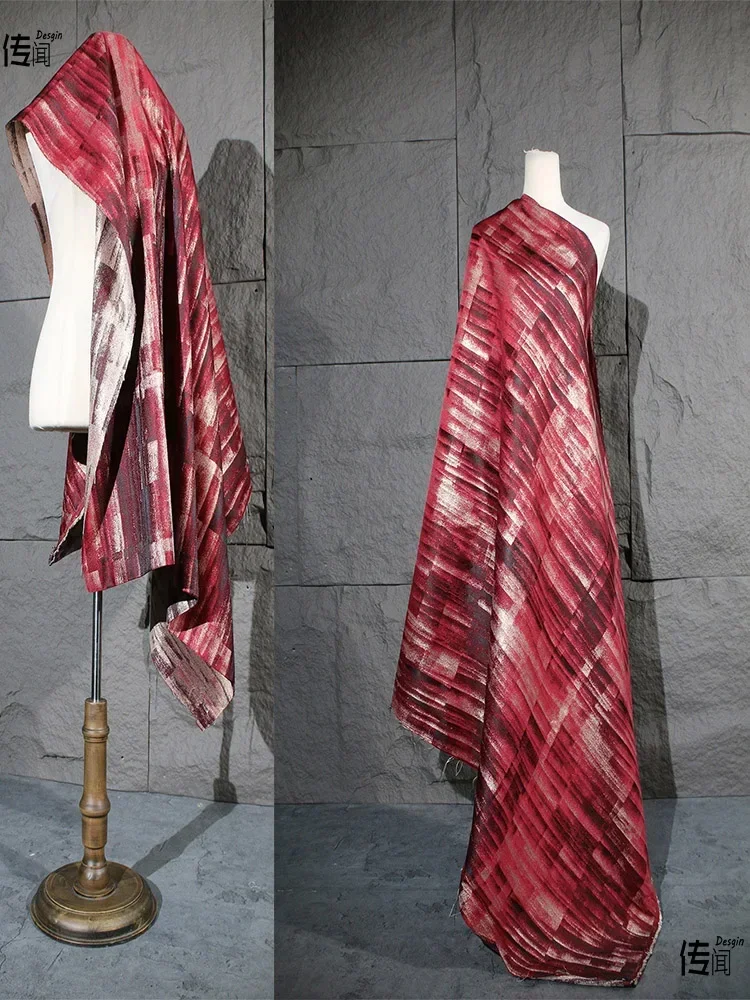 Red Oil Painting Tie Dye Irreg - Sewing Tie Dye ulasan dan harga