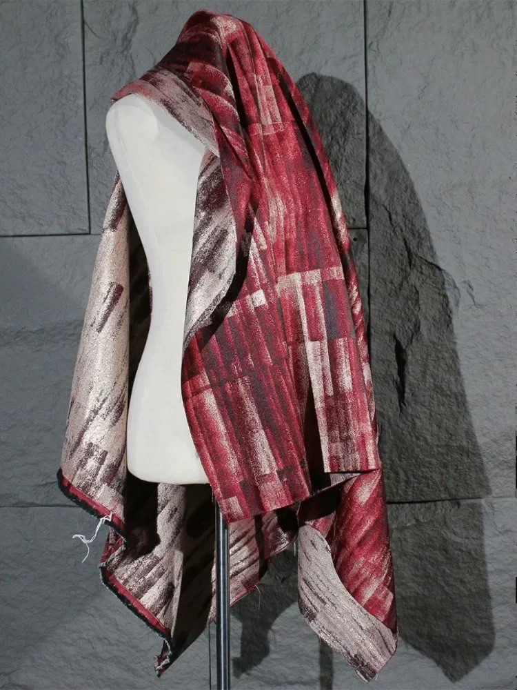 Red Oil Painting Tie Dye Irreg - Sewing Tie Dye ulasan dan harga