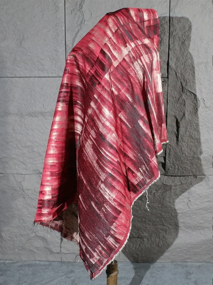 Red Oil Painting Tie Dye Irreg - Sewing Tie Dye ulasan dan harga
