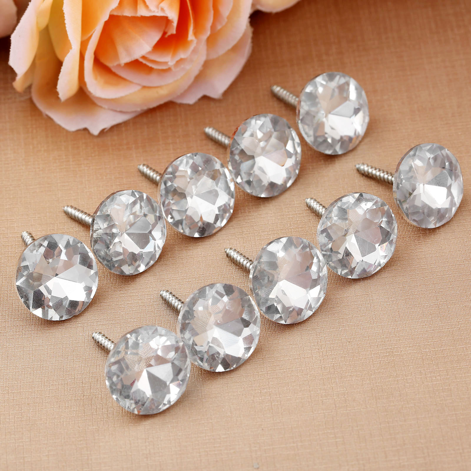 10pcs 20mm Studs Shiny Pattern - Button Hole Cutter ulasan dan harga