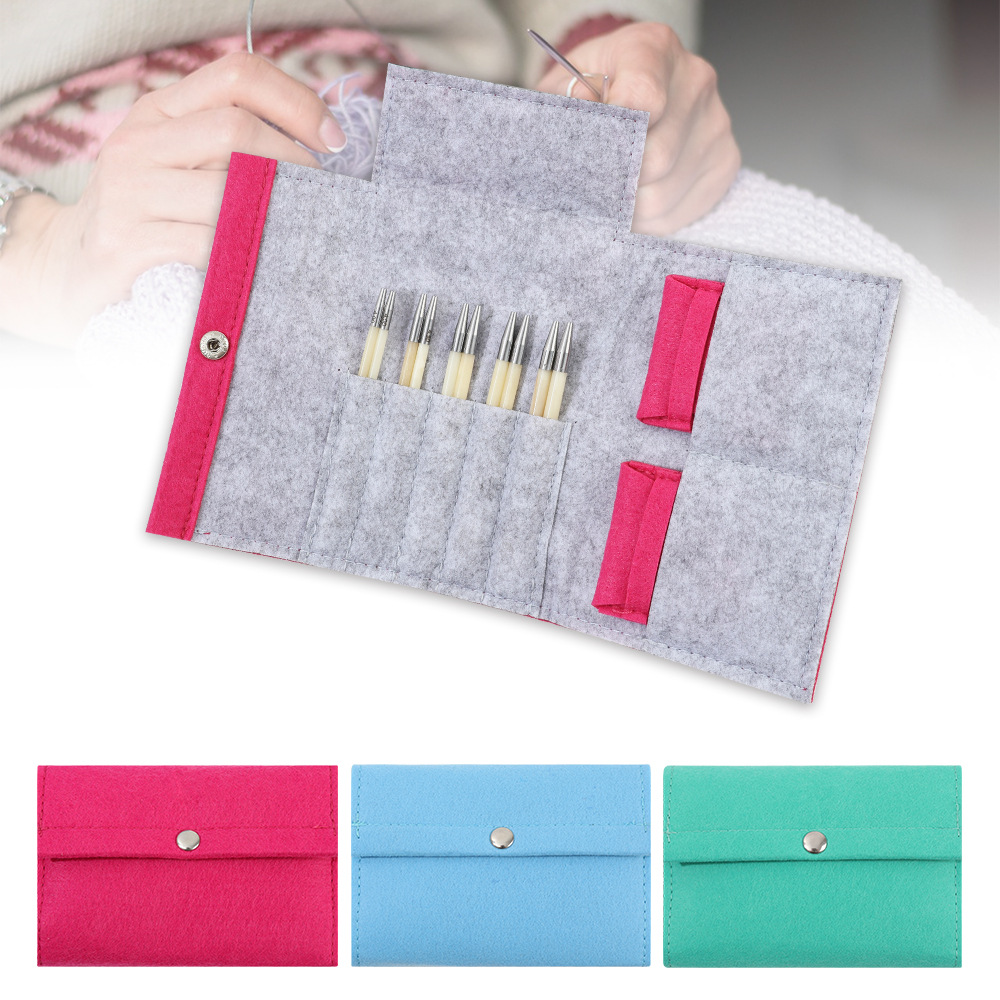 Circular Crochet Hooks Storage - Textile Sewing Kit ulasan dan harga