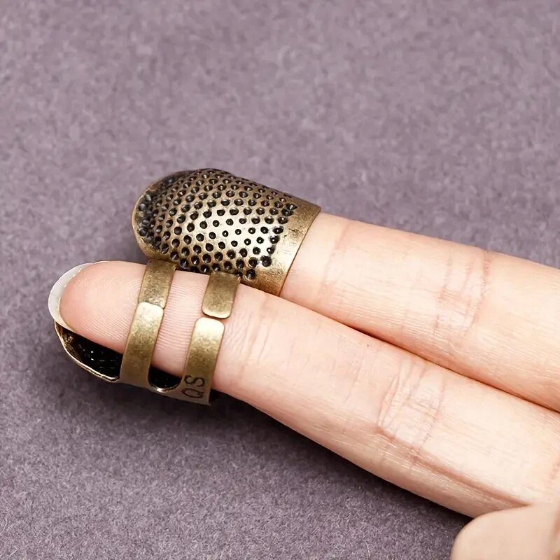 Adjustable old-fashioned sewin - Sewing Thimble Metal ulasan dan harga