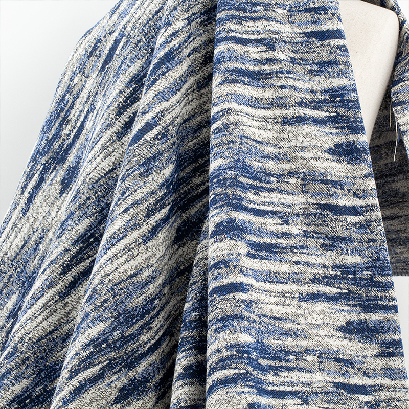 Tie-dye Blue Denim Fabric Jacq - Sewing Tie Dye ulasan dan harga