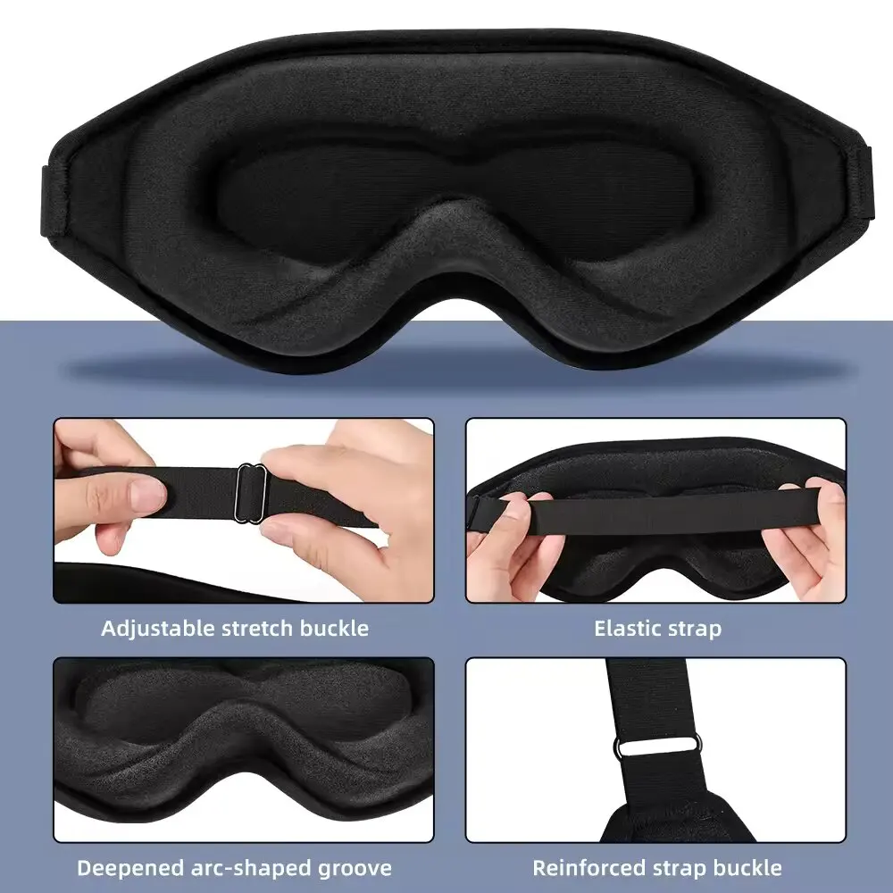 New 3D Sleep Eye Mask, Stereos - Sewing Cotton ulasan dan harga
