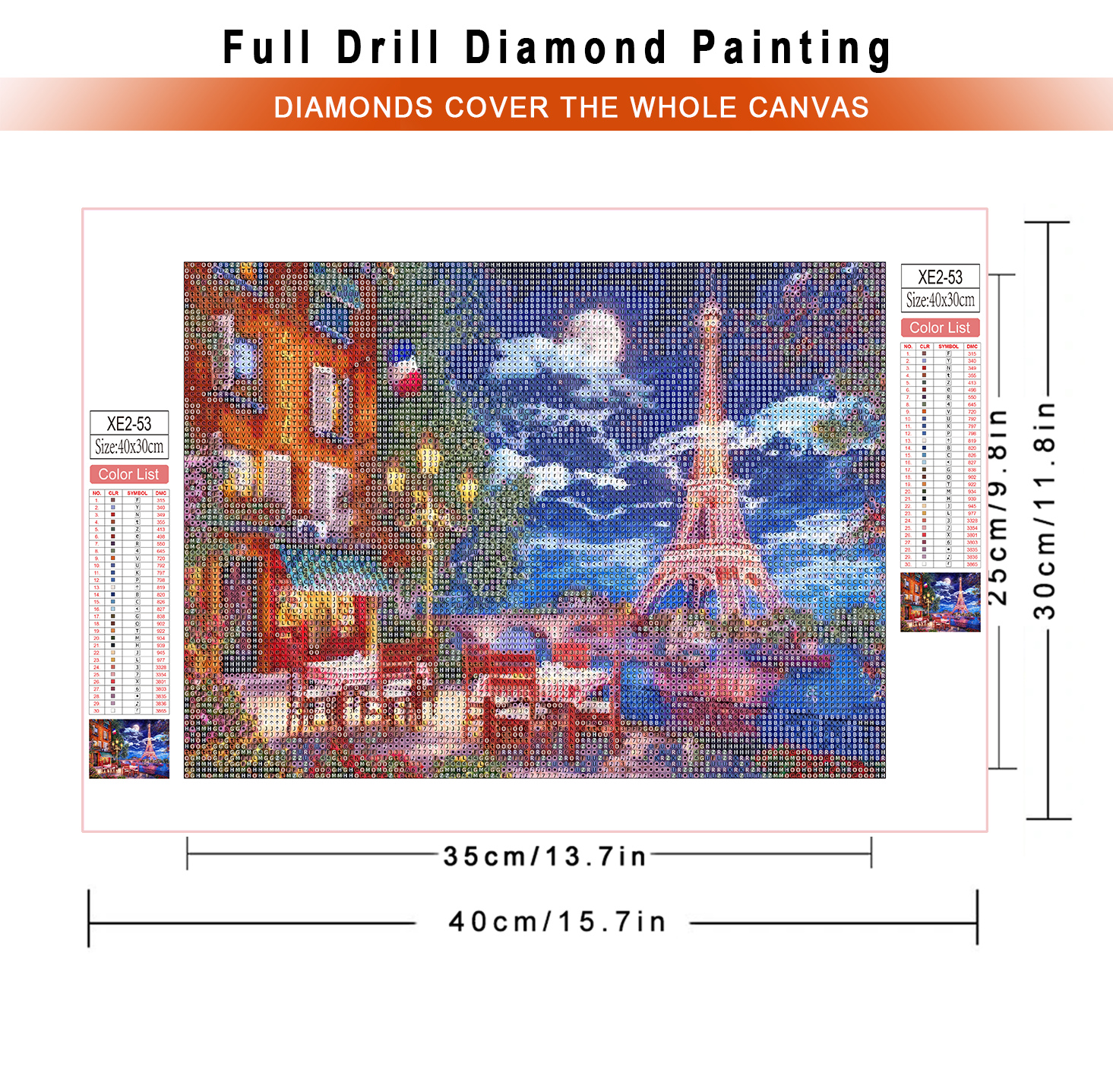 1pc frameless  diamond paintin - Sewing House ulasan dan harga