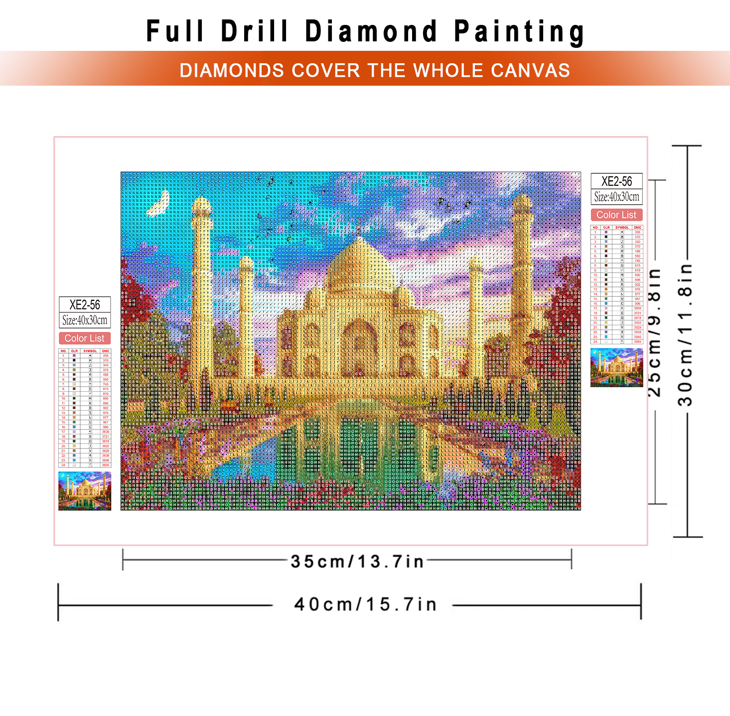 1pc frameless  diamond paintin - Sewing House ulasan dan harga