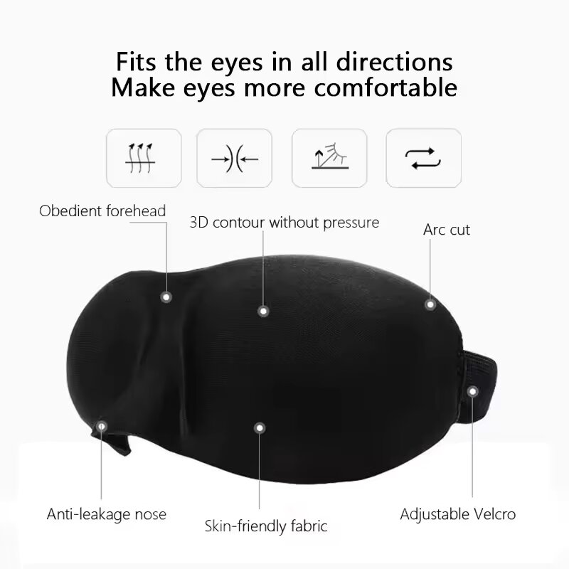 Eye Mask for Sleeping 3D Conto - Sewing Cotton ulasan dan harga