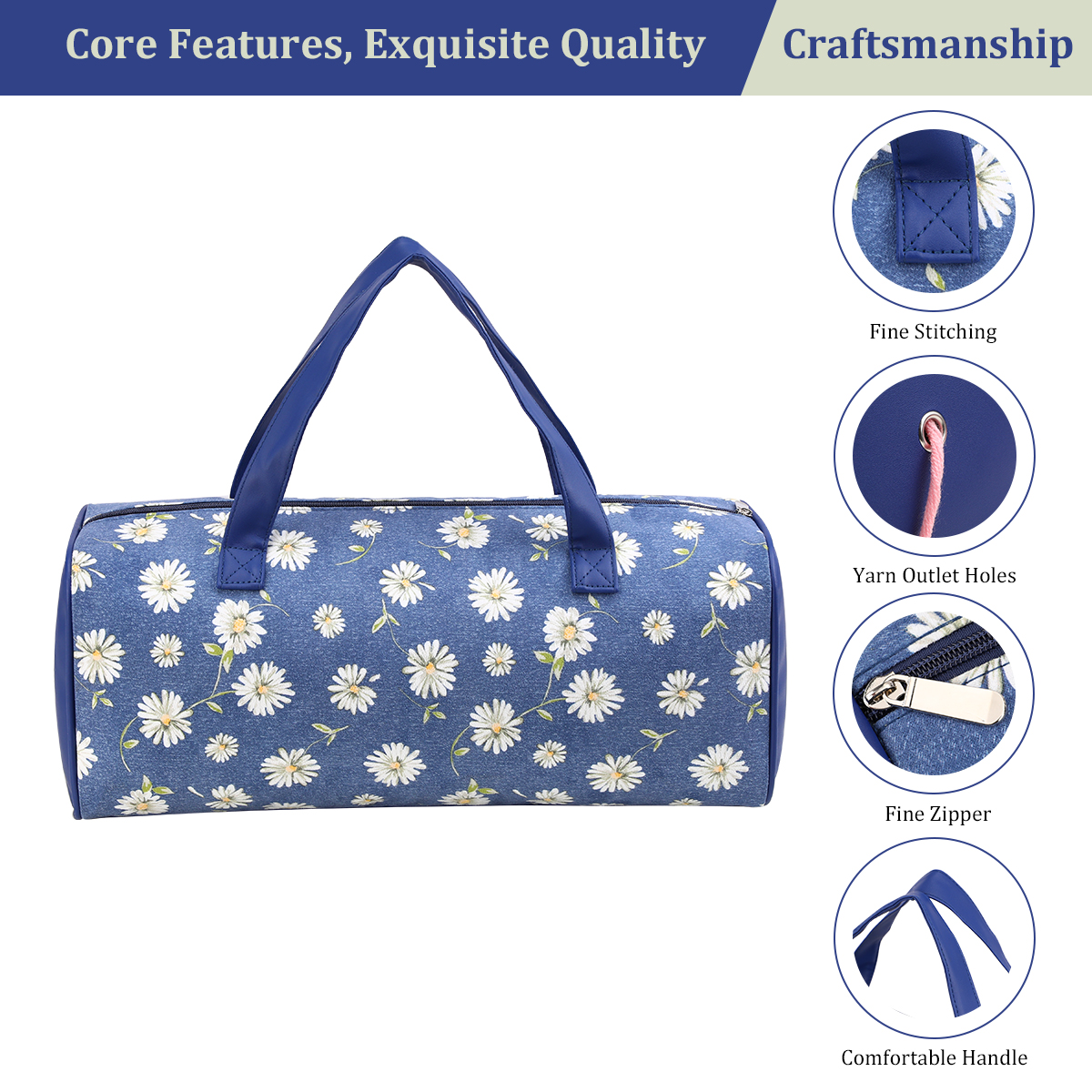 Portable Yarn Crochet Hooks St - Textile Sewing Kit ulasan dan harga