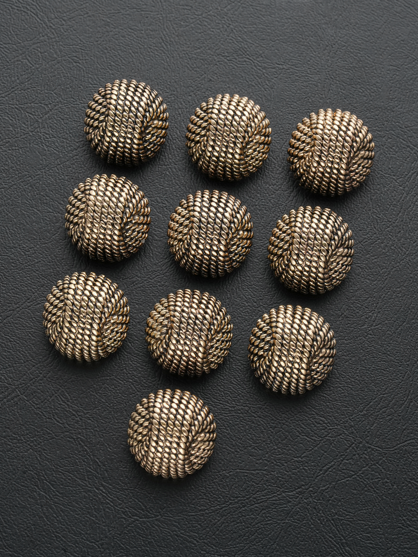 10pcs/Vintage Braided Rope Met - Button Hole Cutter ulasan dan harga