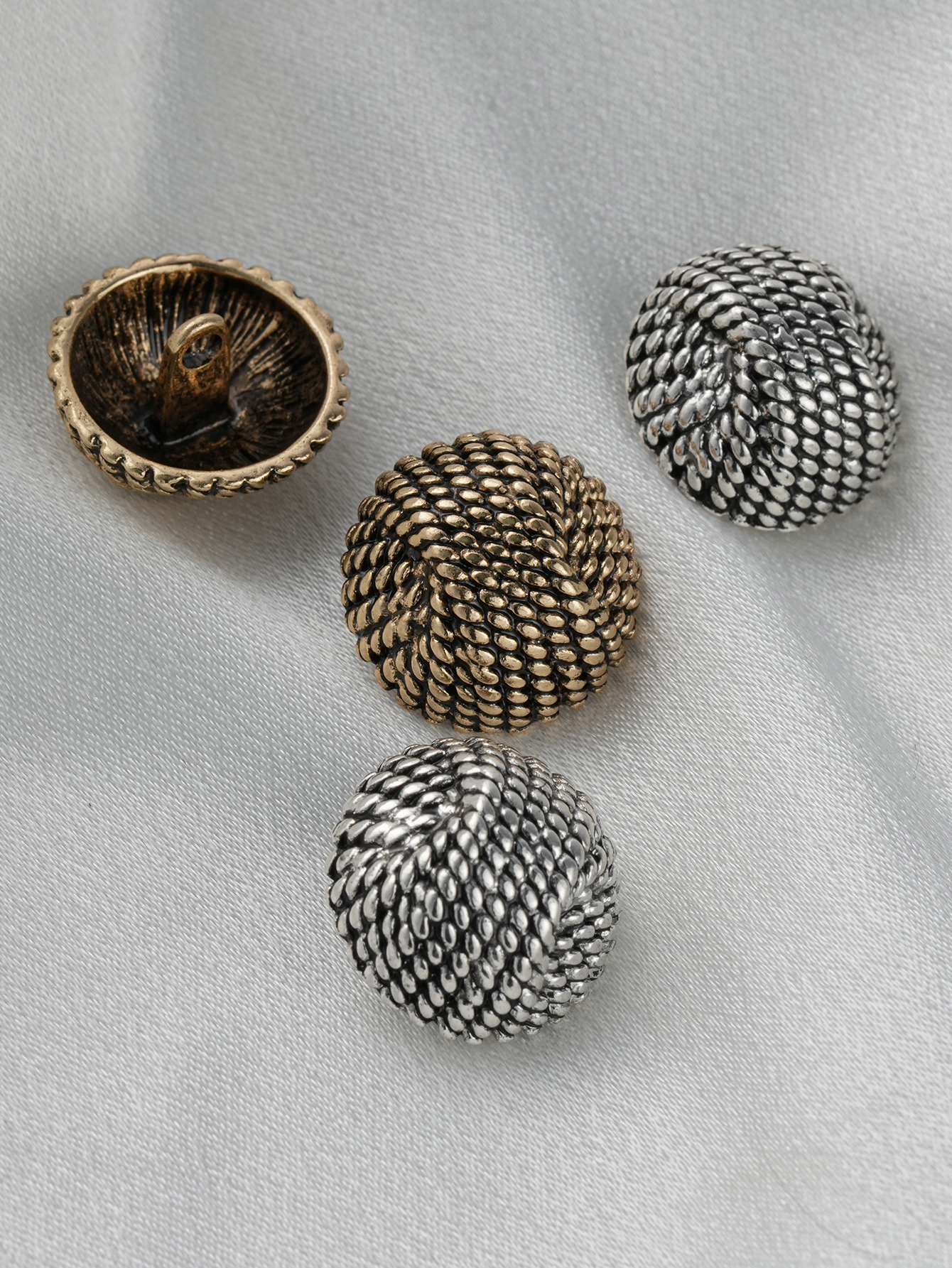 10pcs/Vintage Braided Rope Met - Button Hole Cutter ulasan dan harga